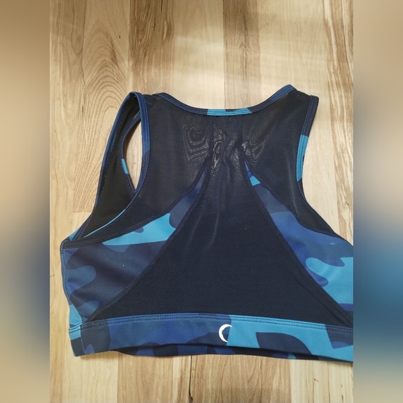 Zyia Active Blue Light n Tight Camo Mesh Bra - Picture 4 of 10